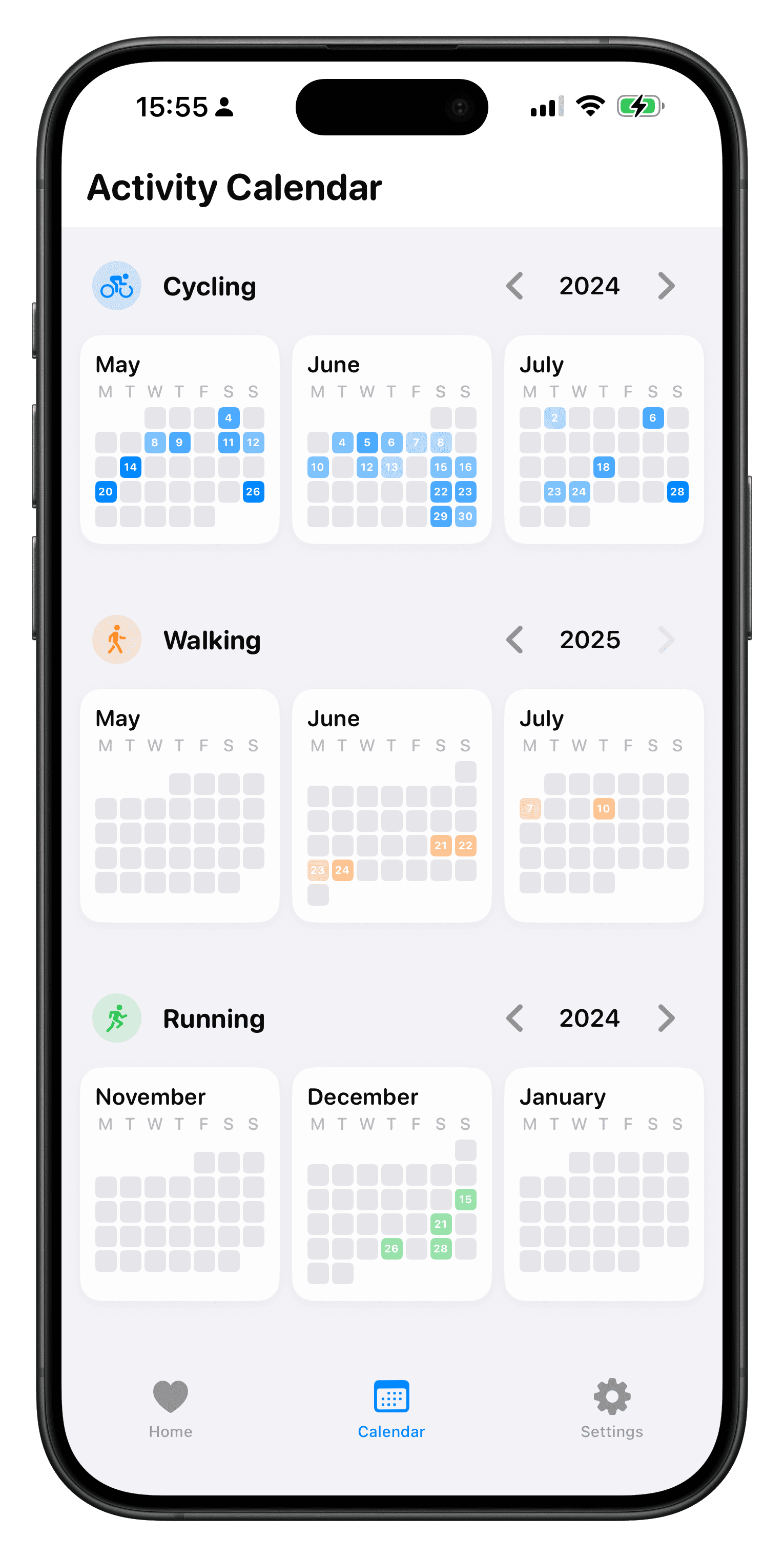 Activiews Calendar View